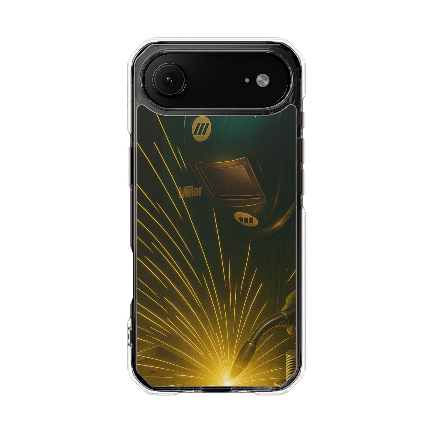 Miller Welder - Magnetic Clear Impact iPhone Cases