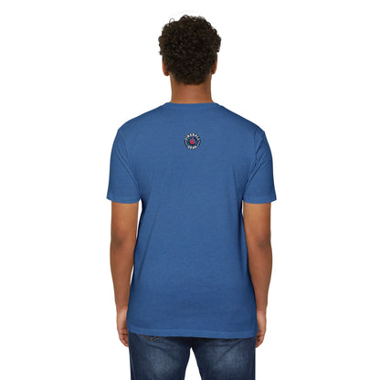 Camiseta unisex Fireball 3D - Desgastada