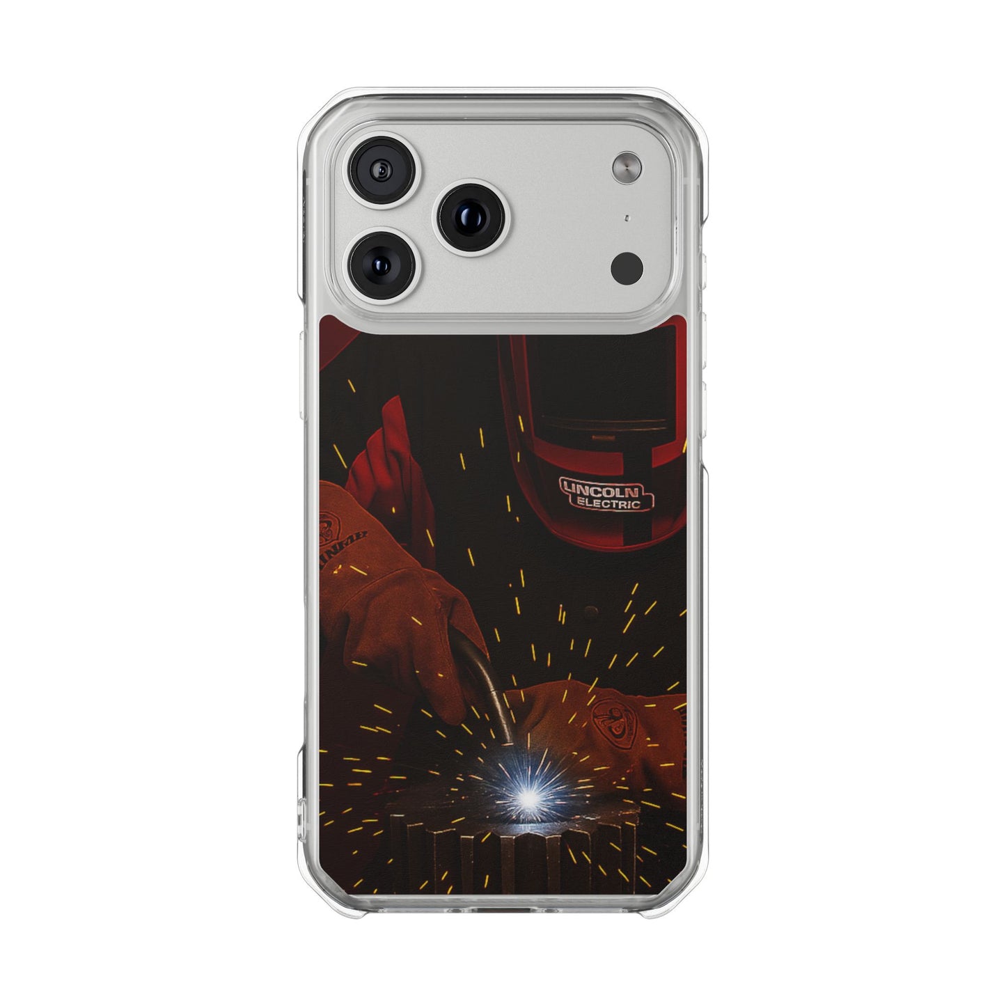 Lincoln Welder - Magnetic Clear Impact iPhone Cases