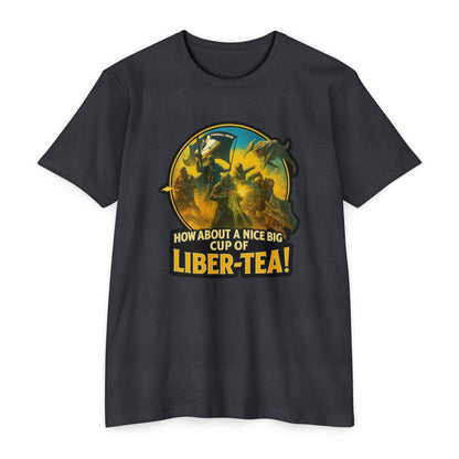 Hell Divers - ¡Disfruta de una buena taza de té LIBRA! - Camiseta CVC