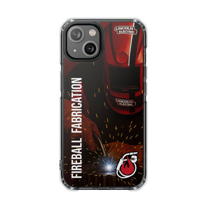 Fireball Fabrication - Fundas magnéticas transparentes resistentes a impactos para iPhone