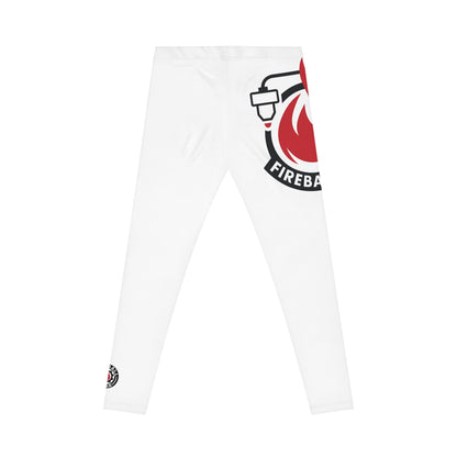 Fireball 3D Women's Leggings - White