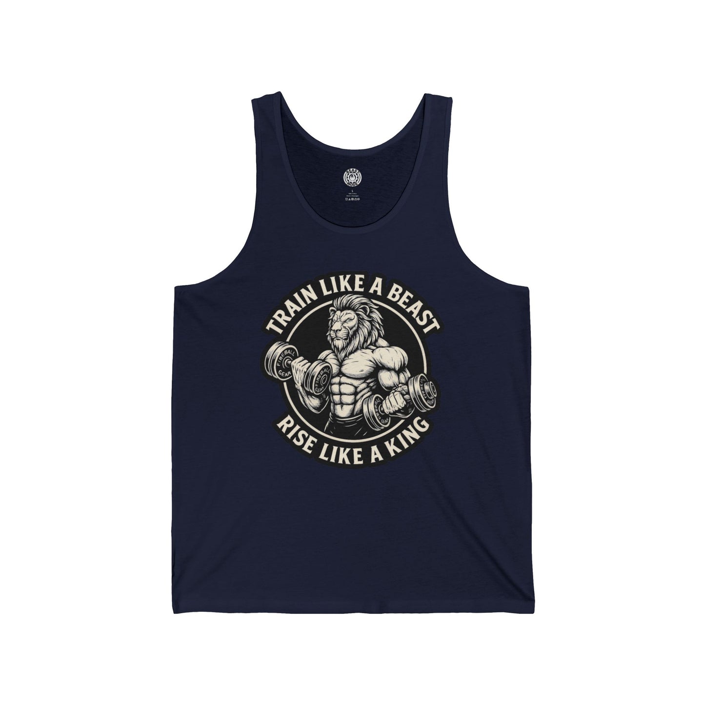 Beast Mode Series - Train Like a Beast, Rise Like a King - Jersey Tank Top