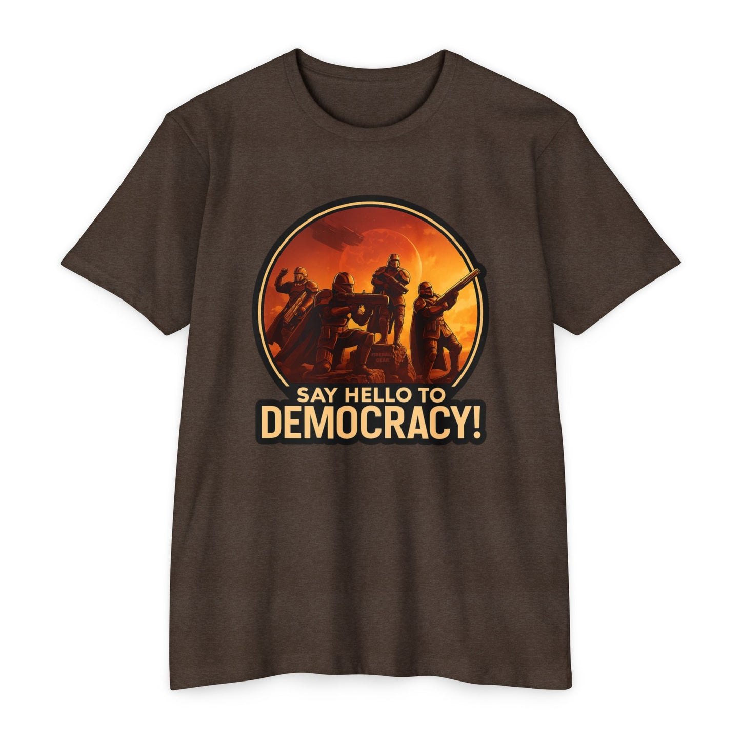 Hell Divers - ¡Saludamos la democracia! - Camiseta unisex