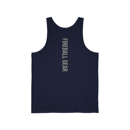 Fireball Gear Tank - Minimalistic Unisex Jersey Tank Top