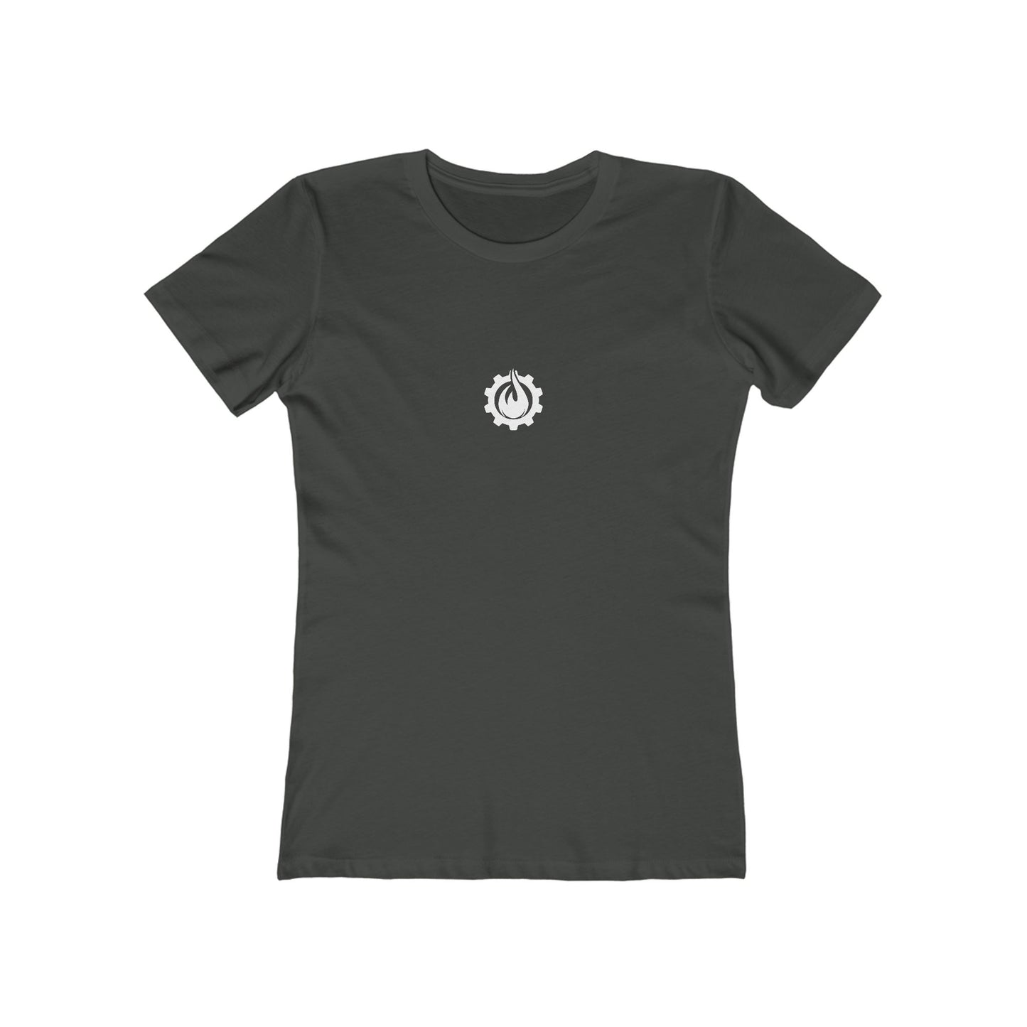 Fireball Gear - Flame &amp; Gear - Weiß - Damen Slim Fit T-Shirt