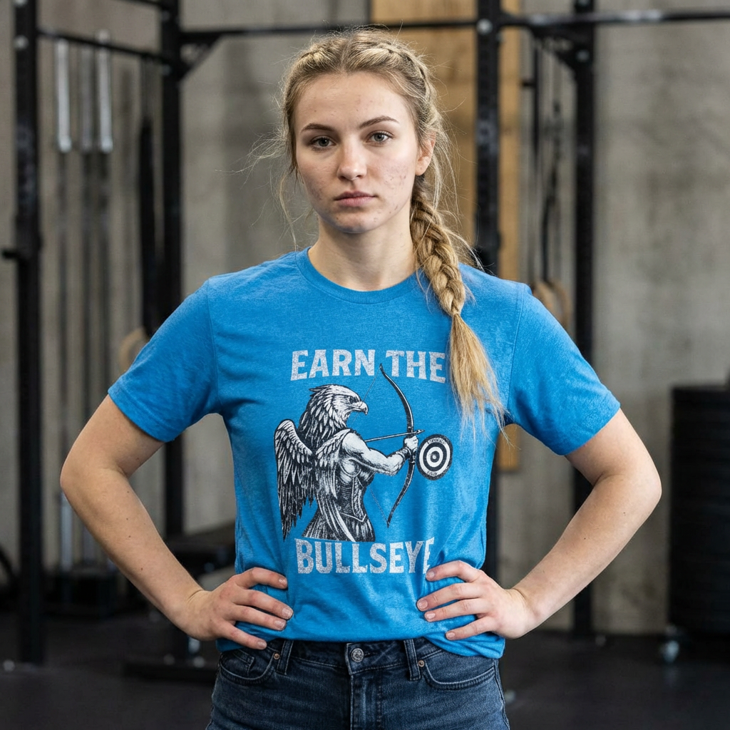 Serie Modo Bestia - Consigue el objetivo - Camiseta unisex de mezcla triple