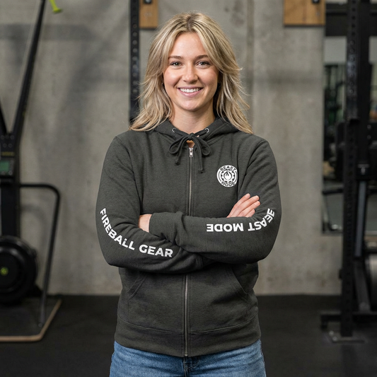 Beast Mode Series – Cheetah Kickboxing – Train at Top Speed – Fitness Zip-Up Lightweight Hoodie