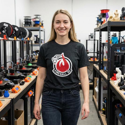 Fireball 3D - Brand Logo - Triblend T-shirt