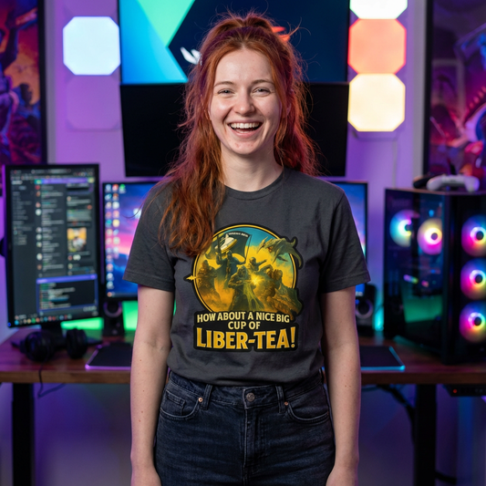 Hell Divers - ¡Disfruta de una buena taza de té LIBRA! - Camiseta unisex