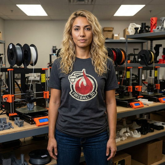 Fireball 3D - Distressed - T-shirt