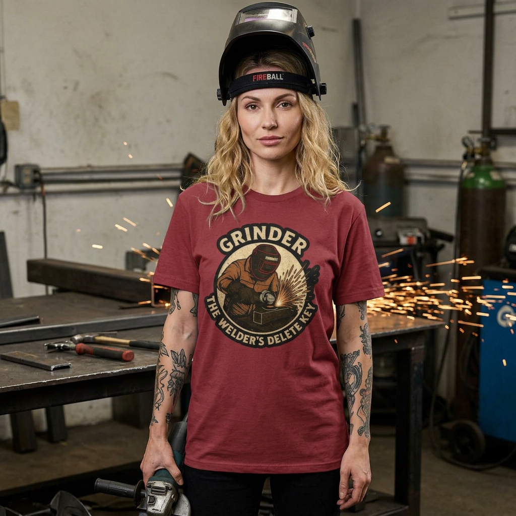 Grinder - The Welders Delete Key - T-shirt