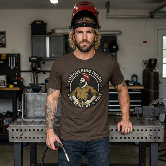 Conquistando las soldaduras, una cuenta a la vez - Camiseta unisex