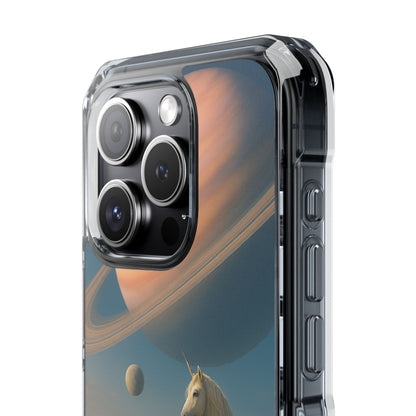 Cosmic Unicorn Dreamscape - Magnetische, durchsichtige iPhone-Hüllen