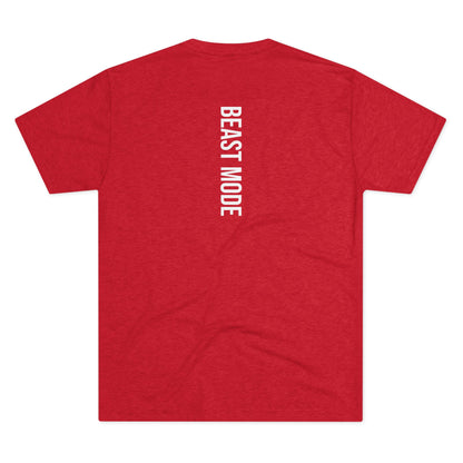 Beast Mode Series - Train at Top Speed - Fitness Triblend T-shirt