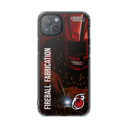 Fireball Fabrication - Fundas magnéticas transparentes resistentes a impactos para iPhone