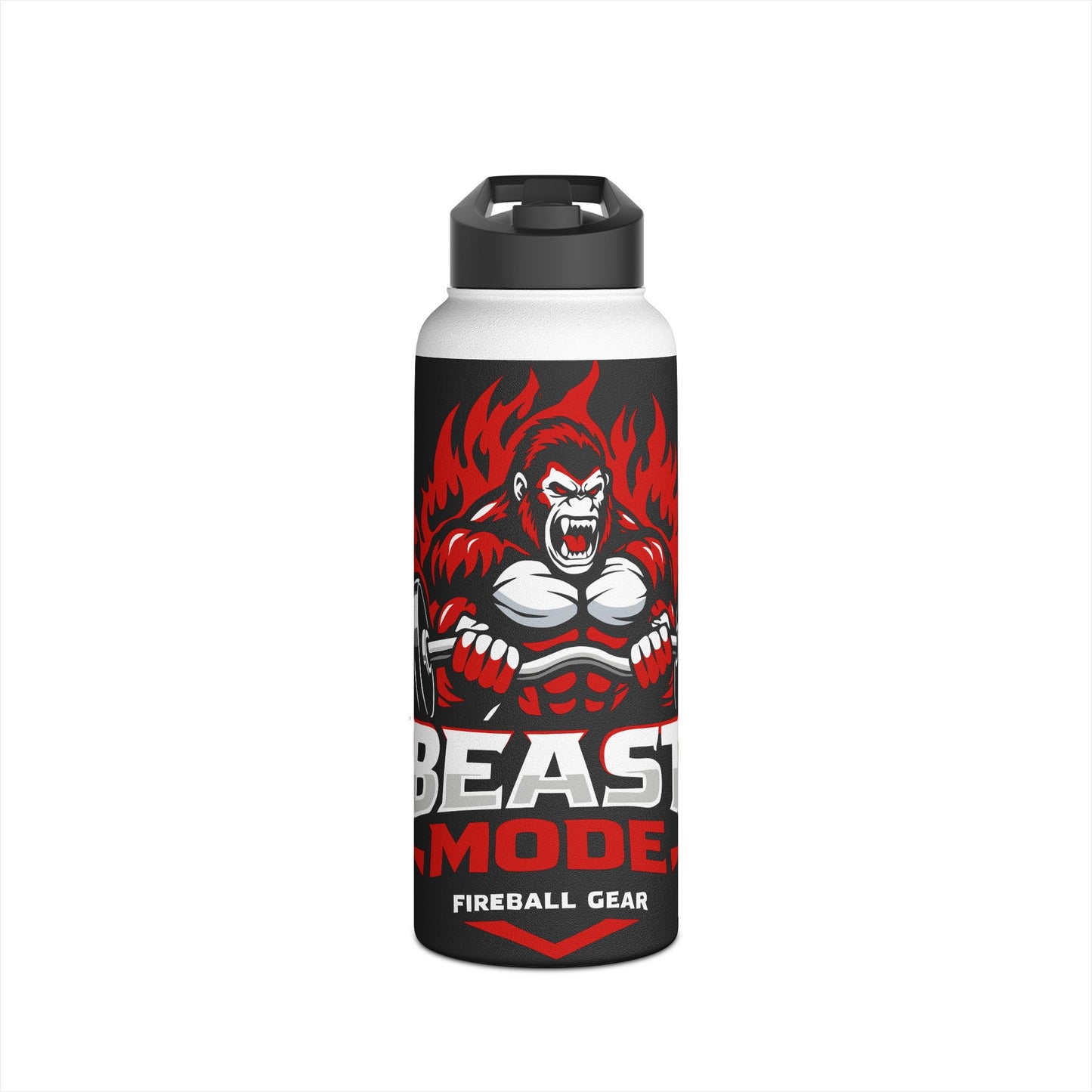 Beast Mode Stainless Steel Water Bottle