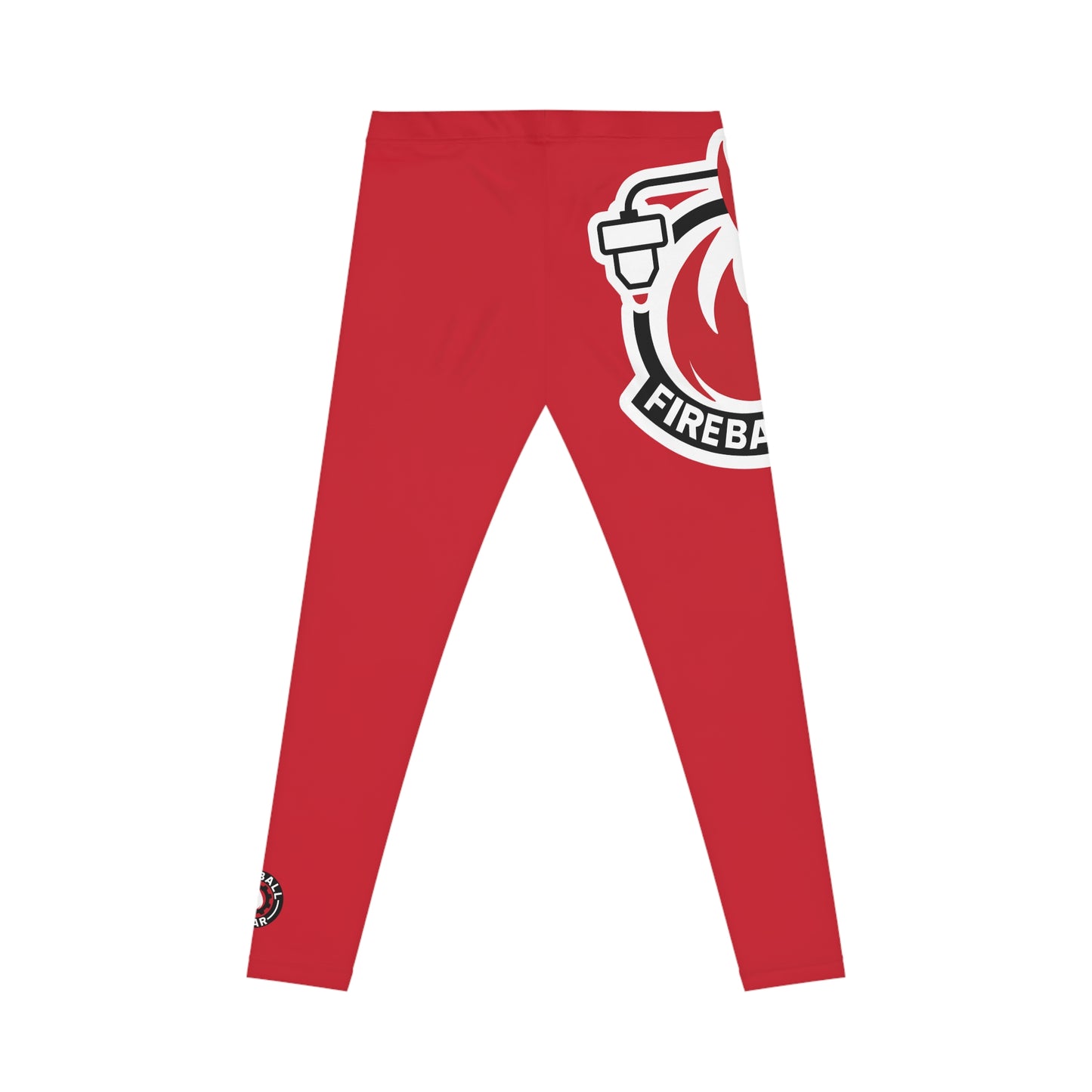 Fireball 3D Damen Leggings - Rot