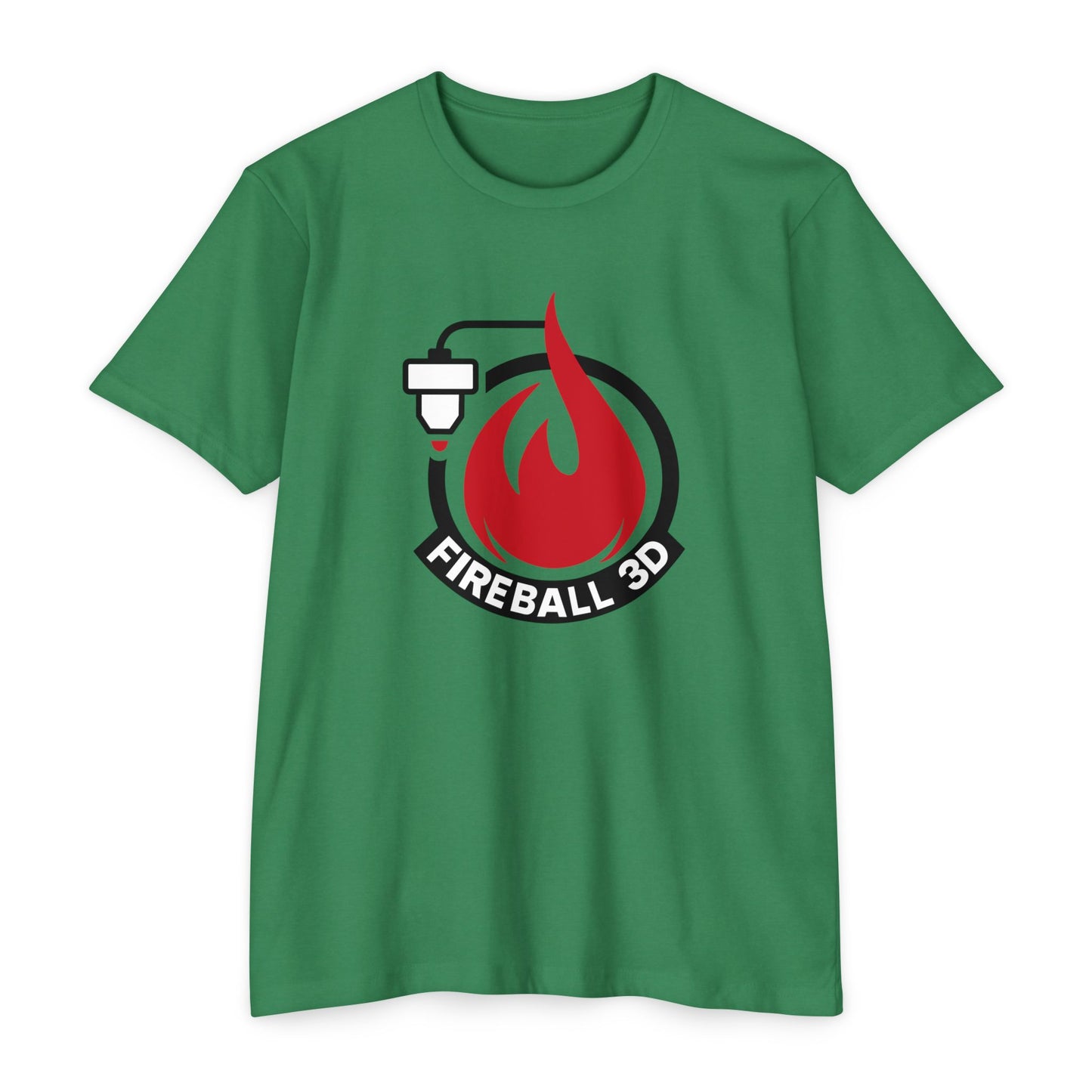 Camiseta unisex Fireball 3D
