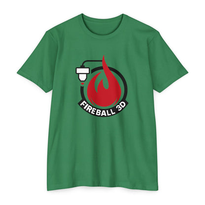 Camiseta unisex Fireball 3D