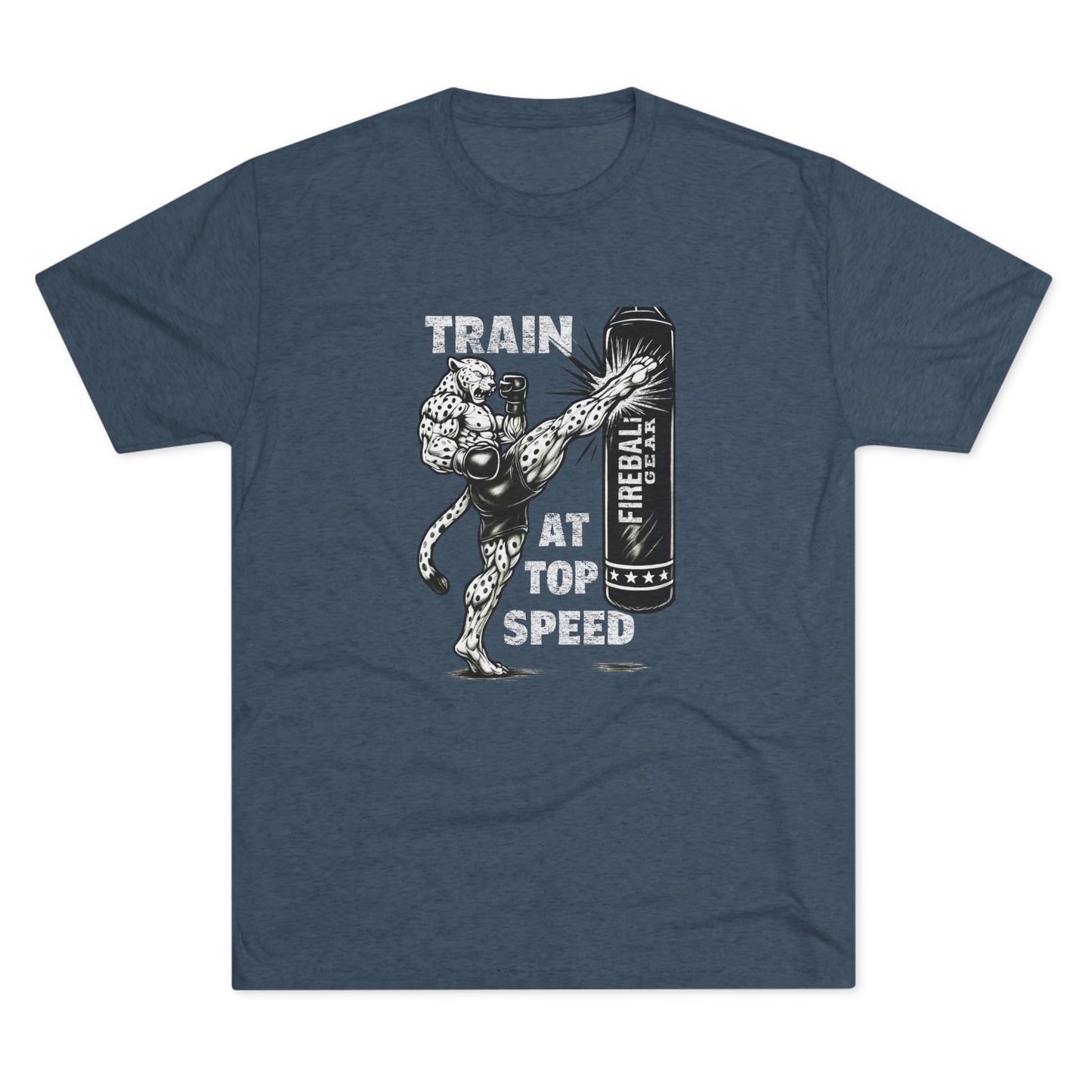 Beast Mode Series - Train at Top Speed - Unisex Triblend T-shirt