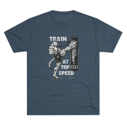 Beast Mode Series - Train at Top Speed - Unisex Triblend T-shirt