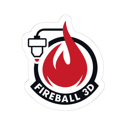 Fireball 3D v4.1 - Pegatina del logotipo