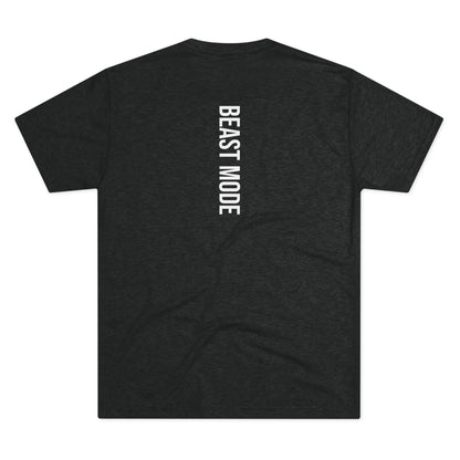 Serie Modo Bestia - Consigue el objetivo - Camiseta unisex de mezcla triple