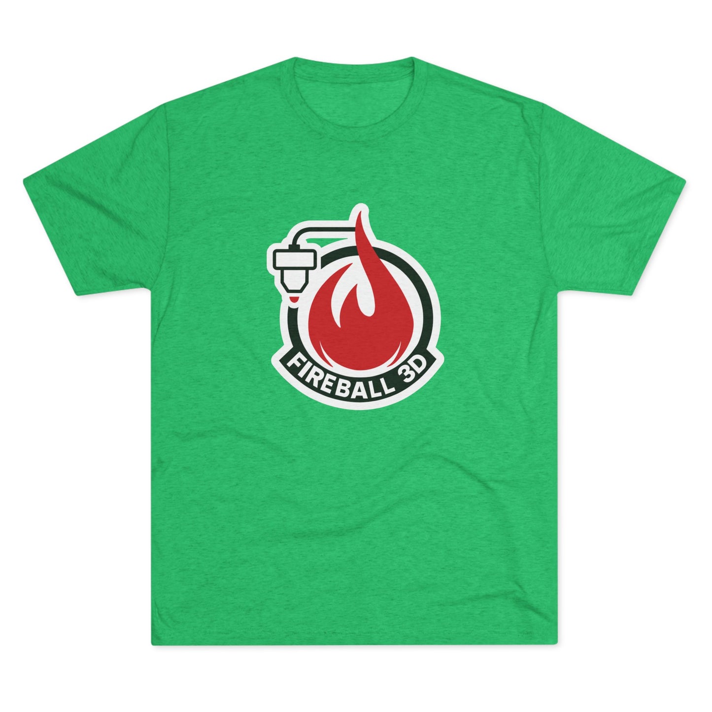Fireball 3D - Brand Logo - Triblend T-shirt