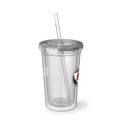 Fireball Gear - 16oz Insulated Acrylic Tumbler, with Lid and Straw