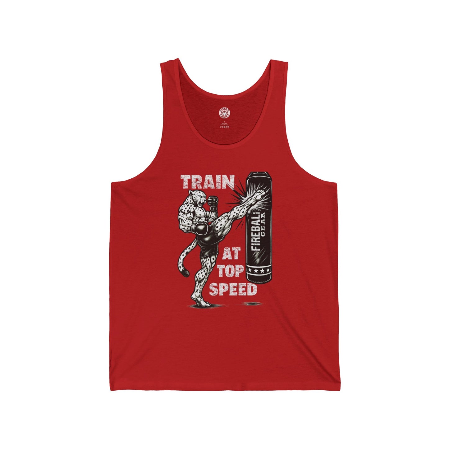 Beast Mode Series – Trainiere mit Höchstgeschwindigkeit – Unisex Jersey Tank Top