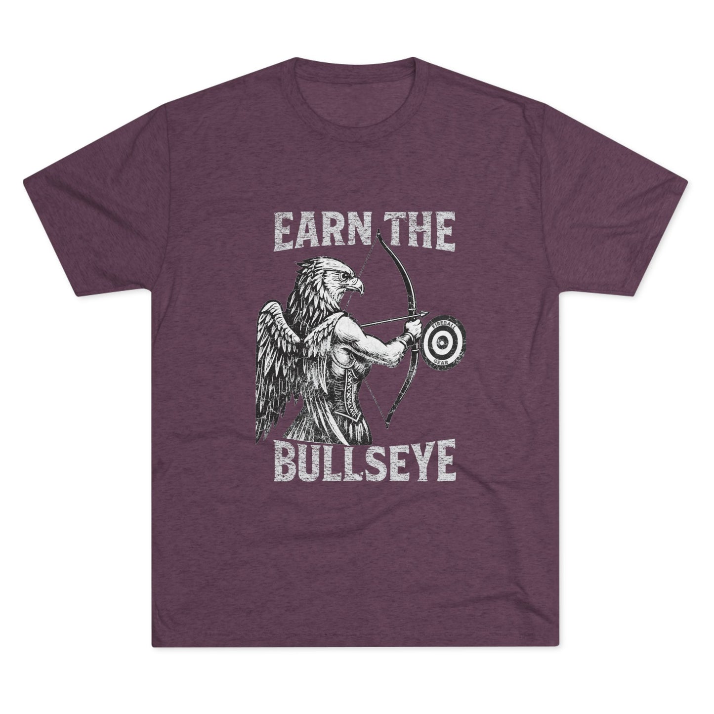 Beast Mode Series - Verdiene dir das Bullseye - Unisex Triblend T-Shirt