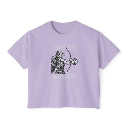 Beast Mode Series - Gana el tiro al blanco - Camiseta cuadrada para mujer