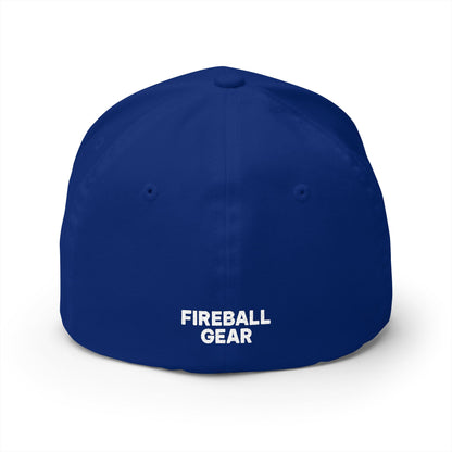 Gorra de béisbol bordada FlexFit Fireball 3D - Colores oscuros