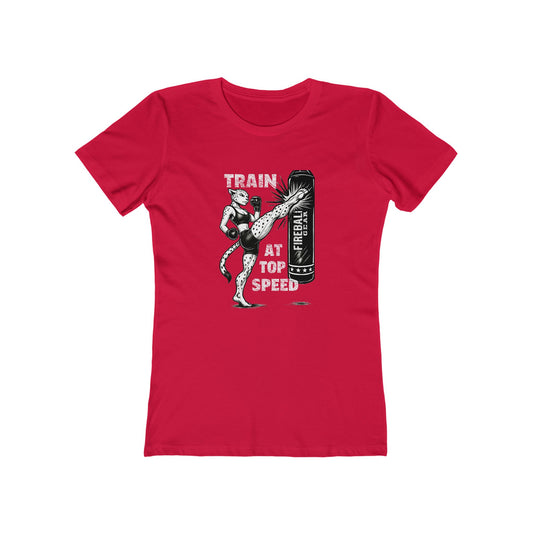 Beast Mode Series - Train at Top Speed -  Women's Slim Fit T-shirt