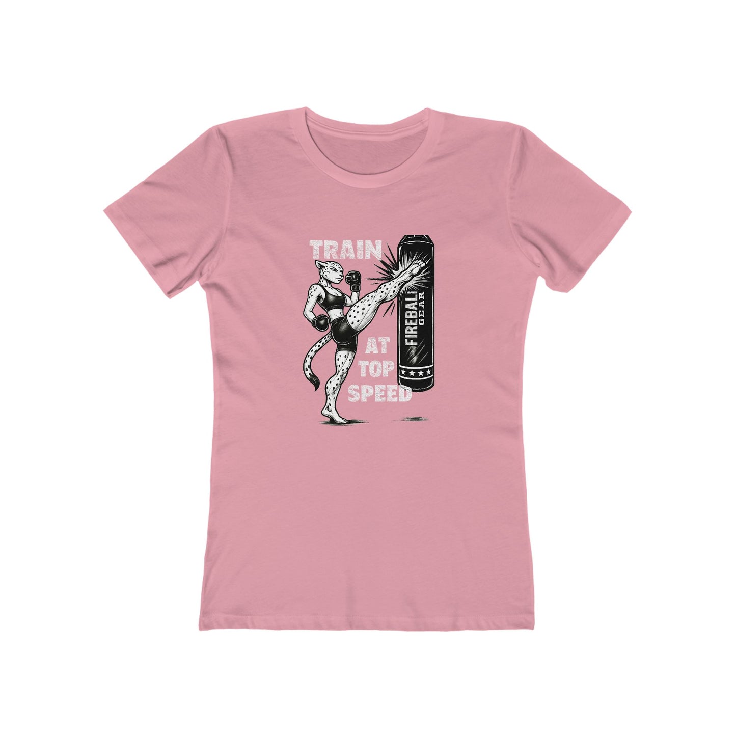 Beast Mode Series - Train at Top Speed -  Women's Slim Fit - Fitness T-shirt
