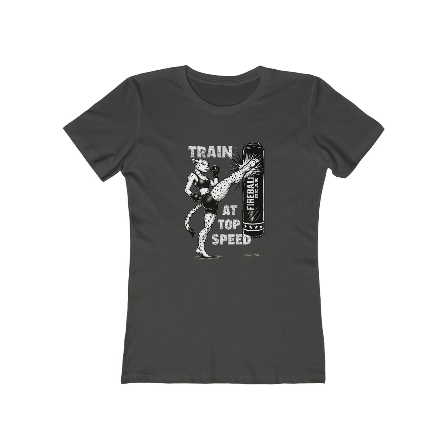Beast Mode Series - Train at Top Speed -  Women's Slim Fit T-shirt