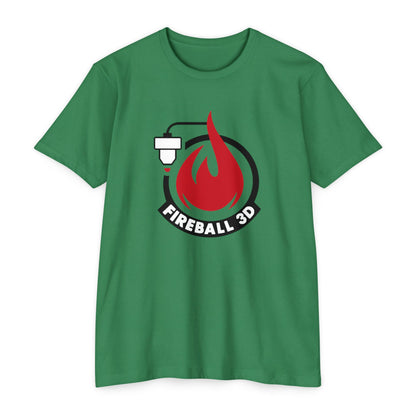 Camiseta CVC de Fireball 3D v4.1