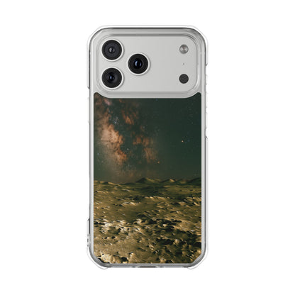 Standing on the Moon - Magnetic Clear Impact iPhone Cases