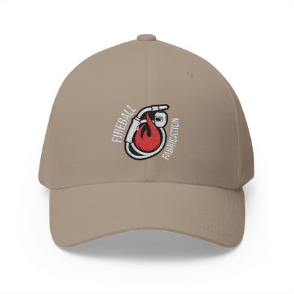Gorra de béisbol bordada FlexFit de Fireball Fabrication v3.5
