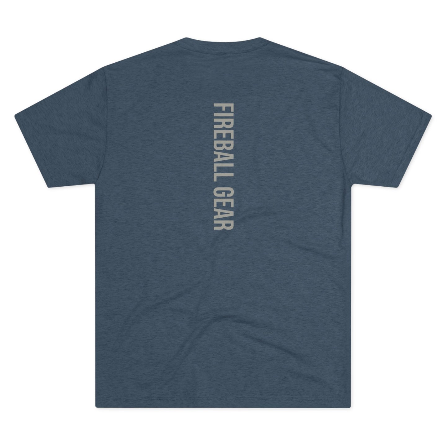 Fireball Gear - Flamme &amp; Ausrüstung - Grau &amp; Weiß - Unisex Triblend T-Shirt