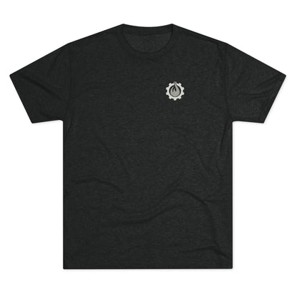 Fireball Gear - Flamme &amp; Ausrüstung - Grau &amp; Weiß - Unisex Triblend T-Shirt