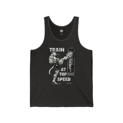 Beast Mode Series - Train at Top Speed - Jersey Tank Top