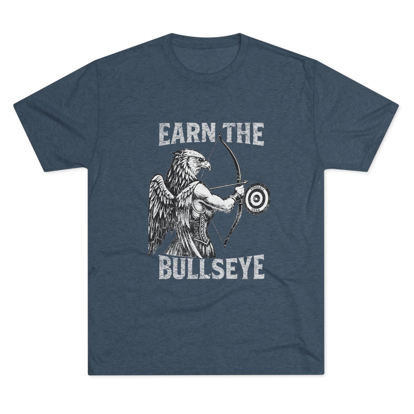 Beast Mode Series - Verdiene dir das Bullseye - Unisex Triblend T-Shirt
