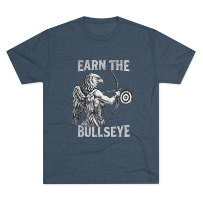 Beast Mode Series - Verdiene dir das Bullseye - Unisex Triblend T-Shirt