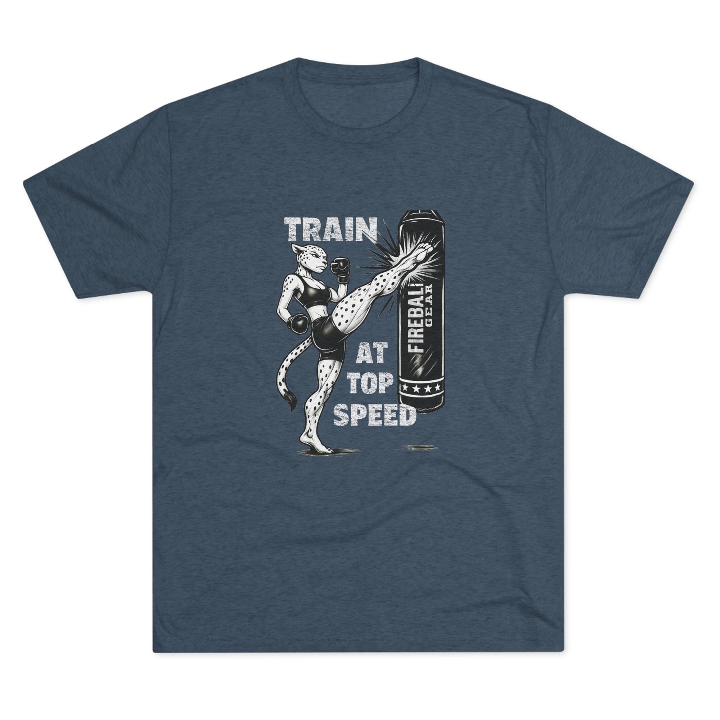 Beast Mode Series - Train at Top Speed Female - Triblend T-shirt