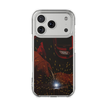 Lincoln Welder - Magnetic Clear Impact iPhone Cases