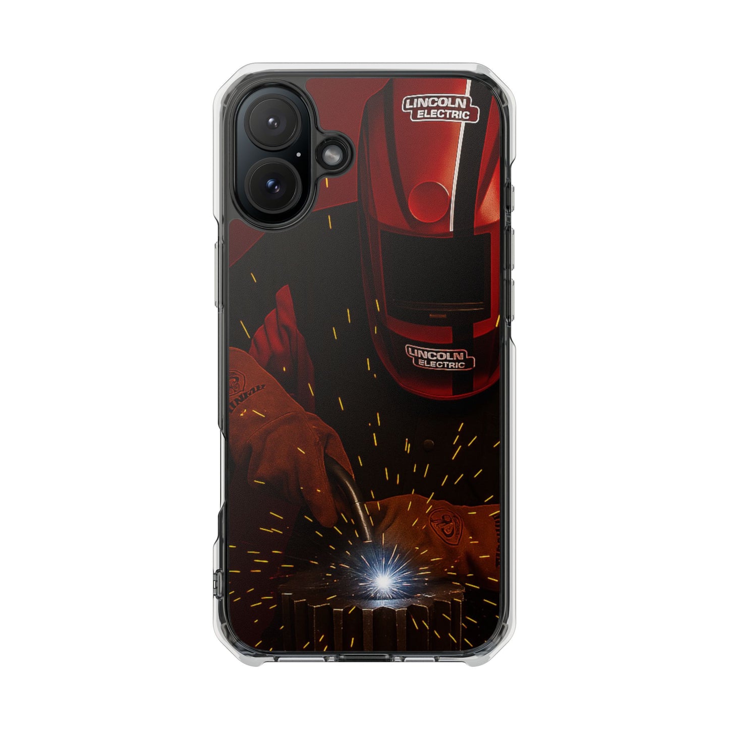 Lincoln Welder - Magnetic Clear Impact iPhone Cases