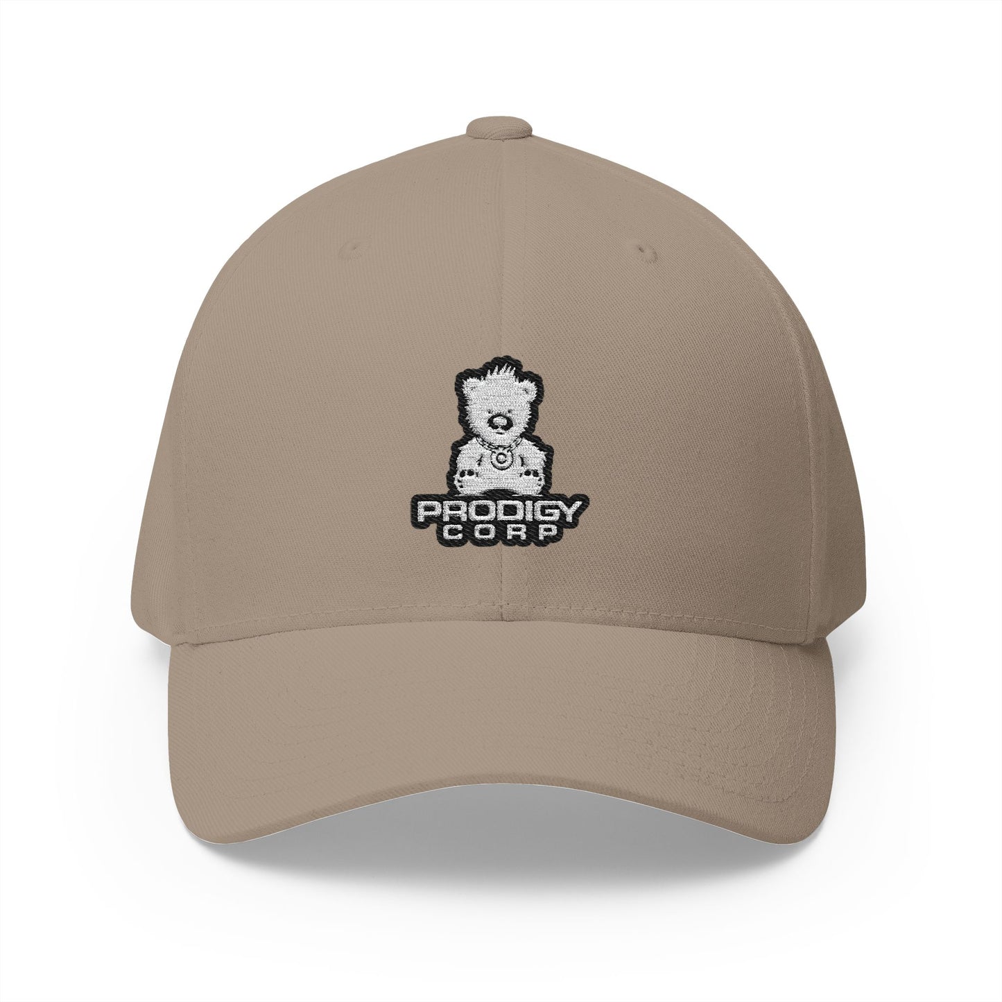 Alien Earth Prodigy Corp - FlexFit Embroidered Baseball Cap - White Thread