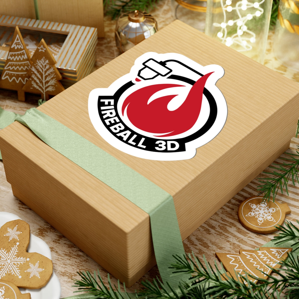 Fireball 3D v4.1 - Logo-Aufkleber